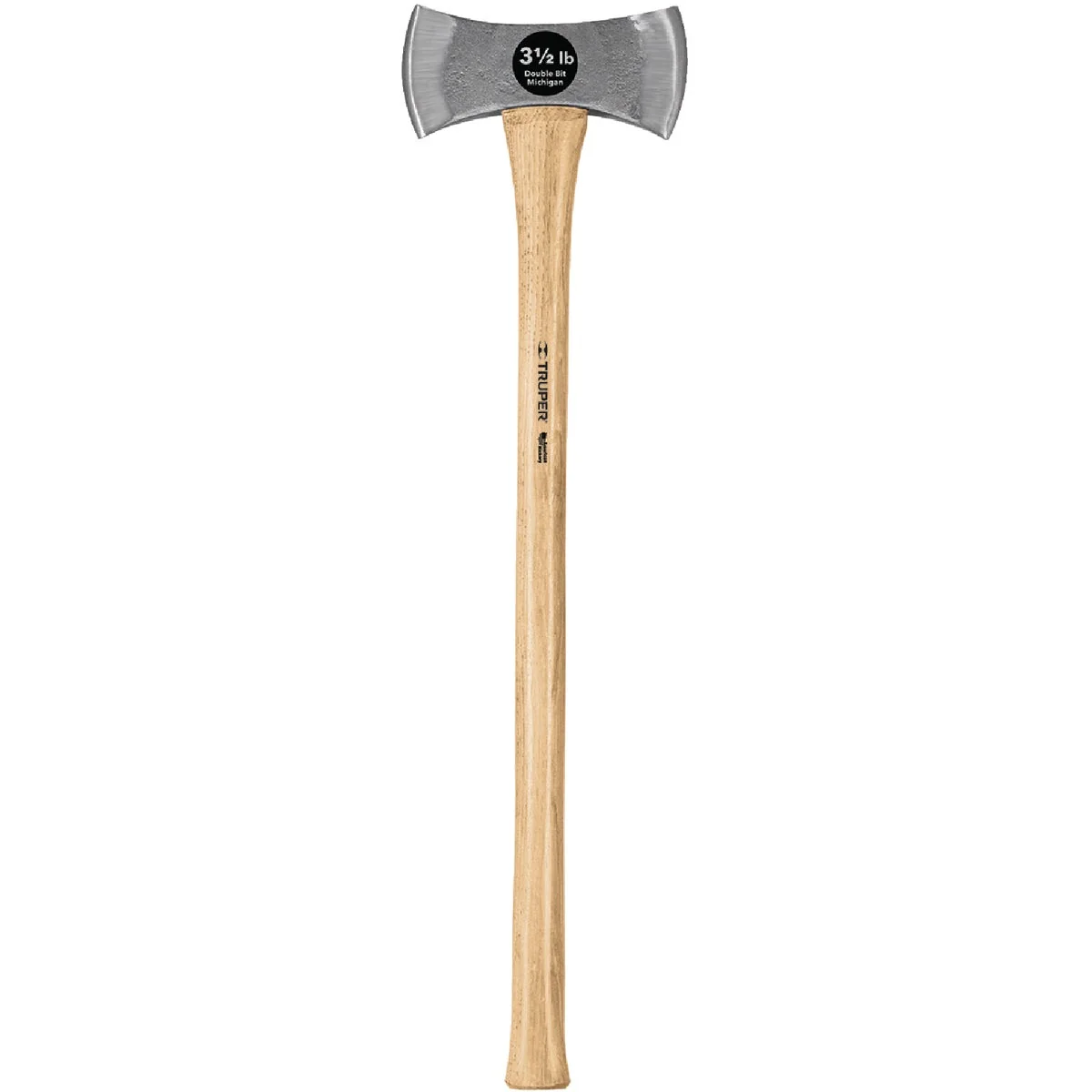 Excellent Truper Double Bit Michigan Pattern Axe with 34 In. Hickory Handle Original Design