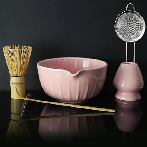 Eco-Friendly Matcha Whisk Set 7 Pcs 15 Ounce High-Grade
