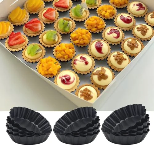 Detailed 3 Inch Mini Quiche Pans 12 Pack 12 Count Artisan