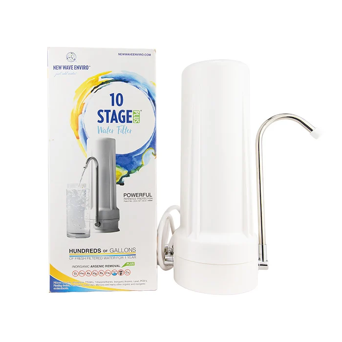 Original Design New Wave Enviro 10-Stage Plus Countertop Water Filter Advanced