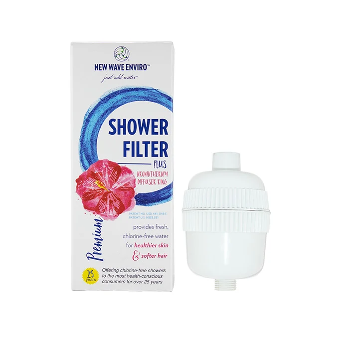Environmentally Friendly New Wave Enviro White Premium Shower Filter System Official
