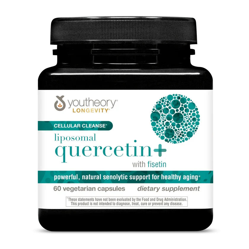 Enhanced Youtheory Liposomal Quercetin Fisetin Capsules Innovative