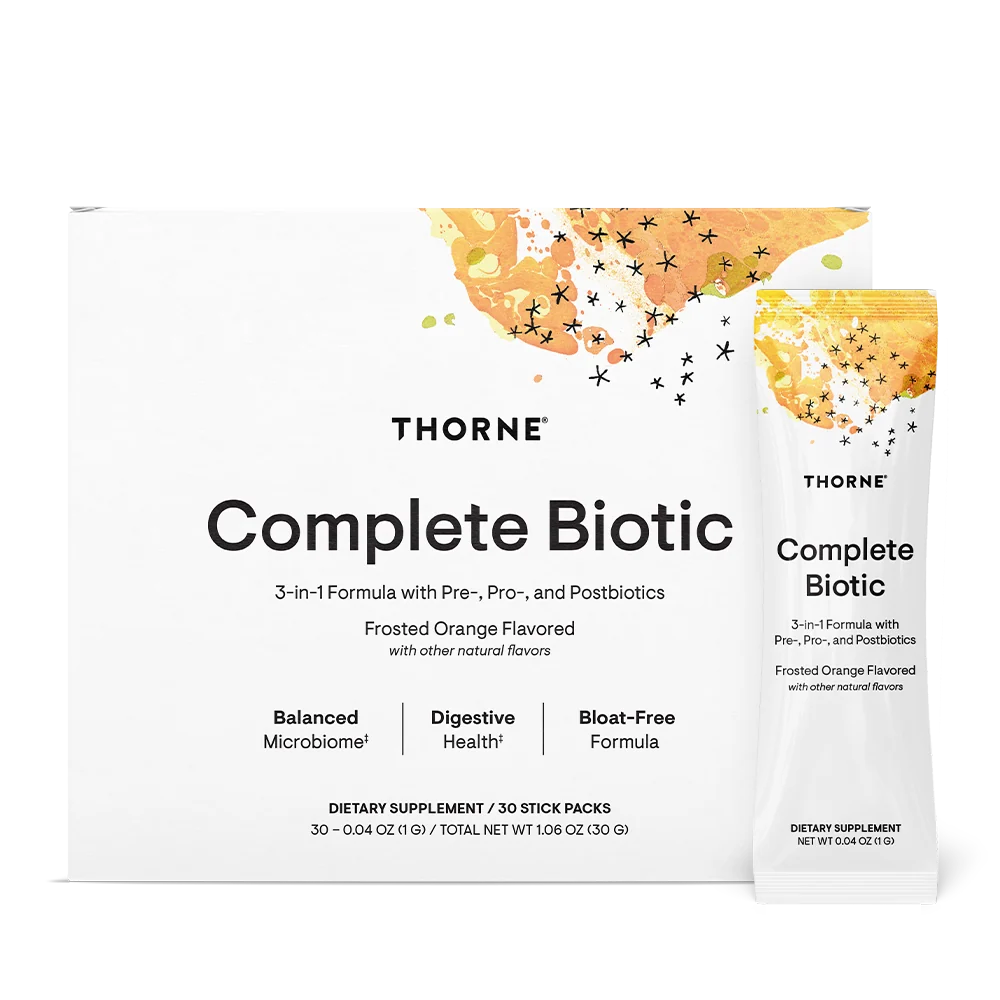 Modern Thorne Complete Biotic Powder Packets 3-in-1 Formula Comfortable
