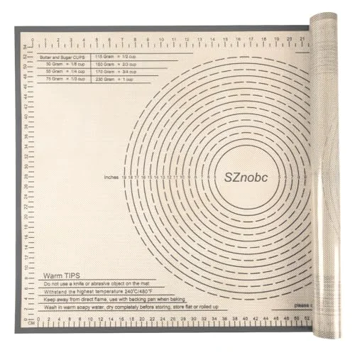 Breathable Silicone Pastry Mat 36X24 inch Baking Mat for Rolling Dough Casual