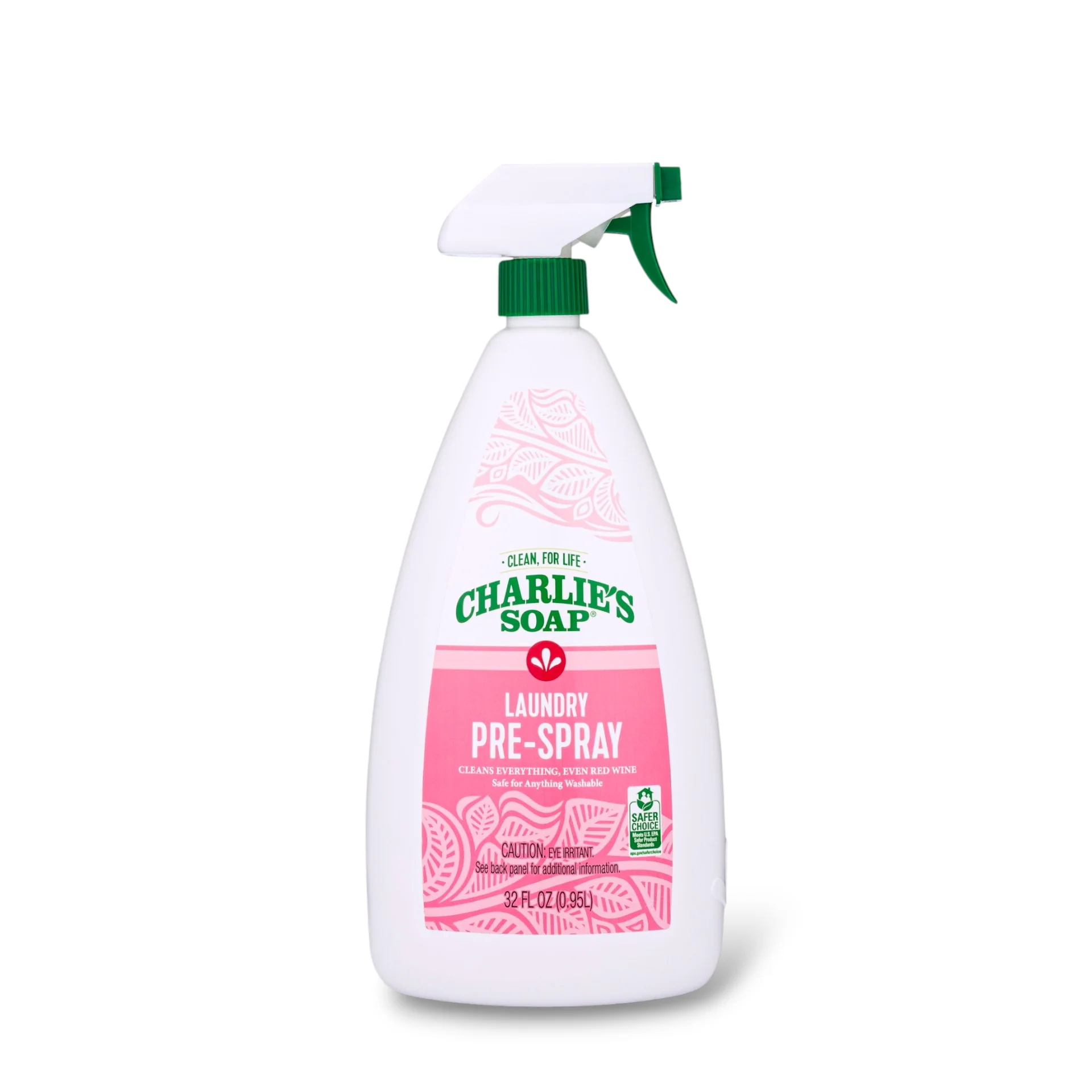 Recyclable Charlie’s Soap Laundry Pre-Spray Stain Remover Classic