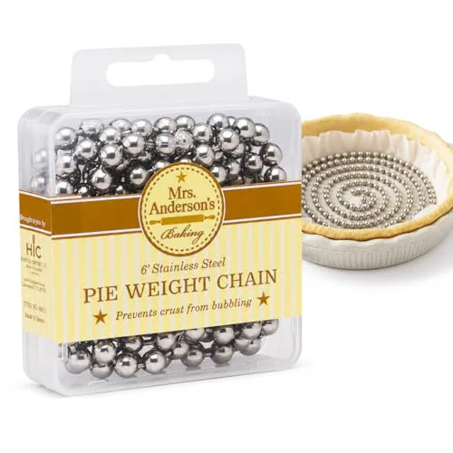 Premium Pie Weights Stainless Steel Stoneware Beads for Blind Baking Fine Crafted
