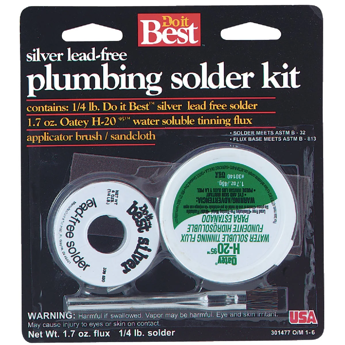 Trendy Do it Silver Lead- 1 4 Lb. H-2095 Solder Kit Original Design