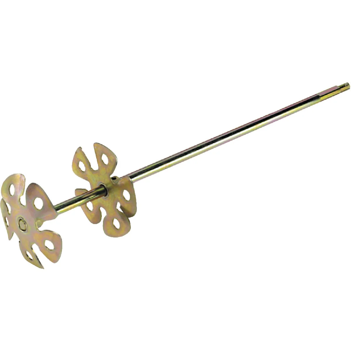 Organic QLT Drywall Paint Plated Steel 24 In. Mud Mixer Detailed