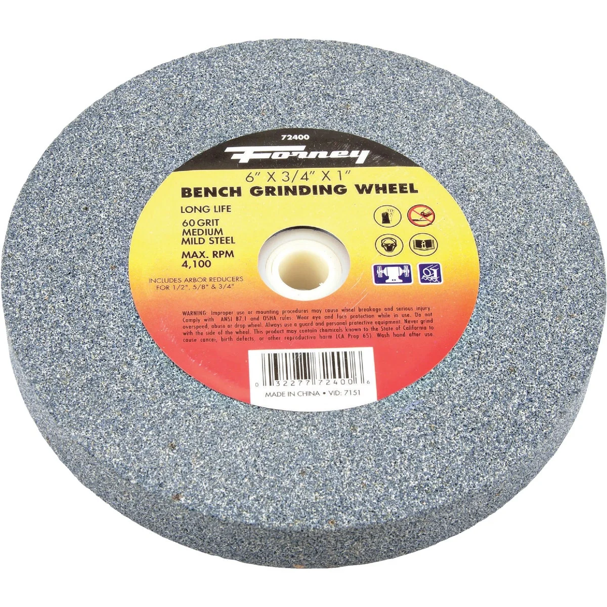 Artisan Forney 6 In. 3 4 In. Adjustable – 1 2 5 8 3 4 1 Bench Grinding Wheel Recyclable