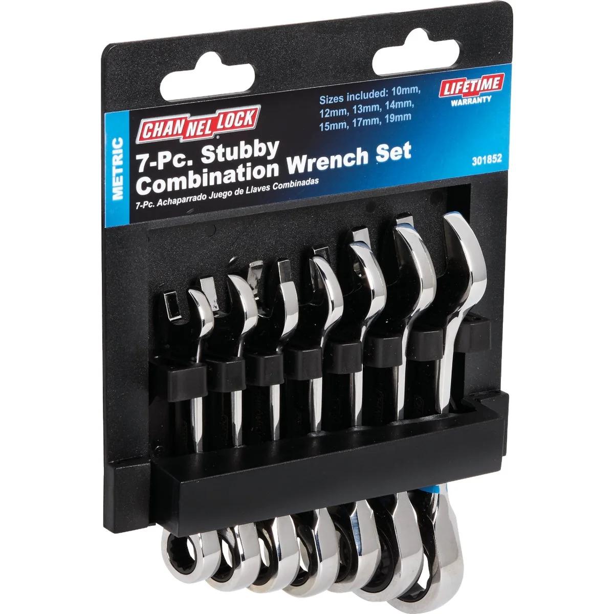 Expertly Made Channellock Metric 12-Point Stubby Ratcheting Combination Wrench Set 7-Piece Reliable