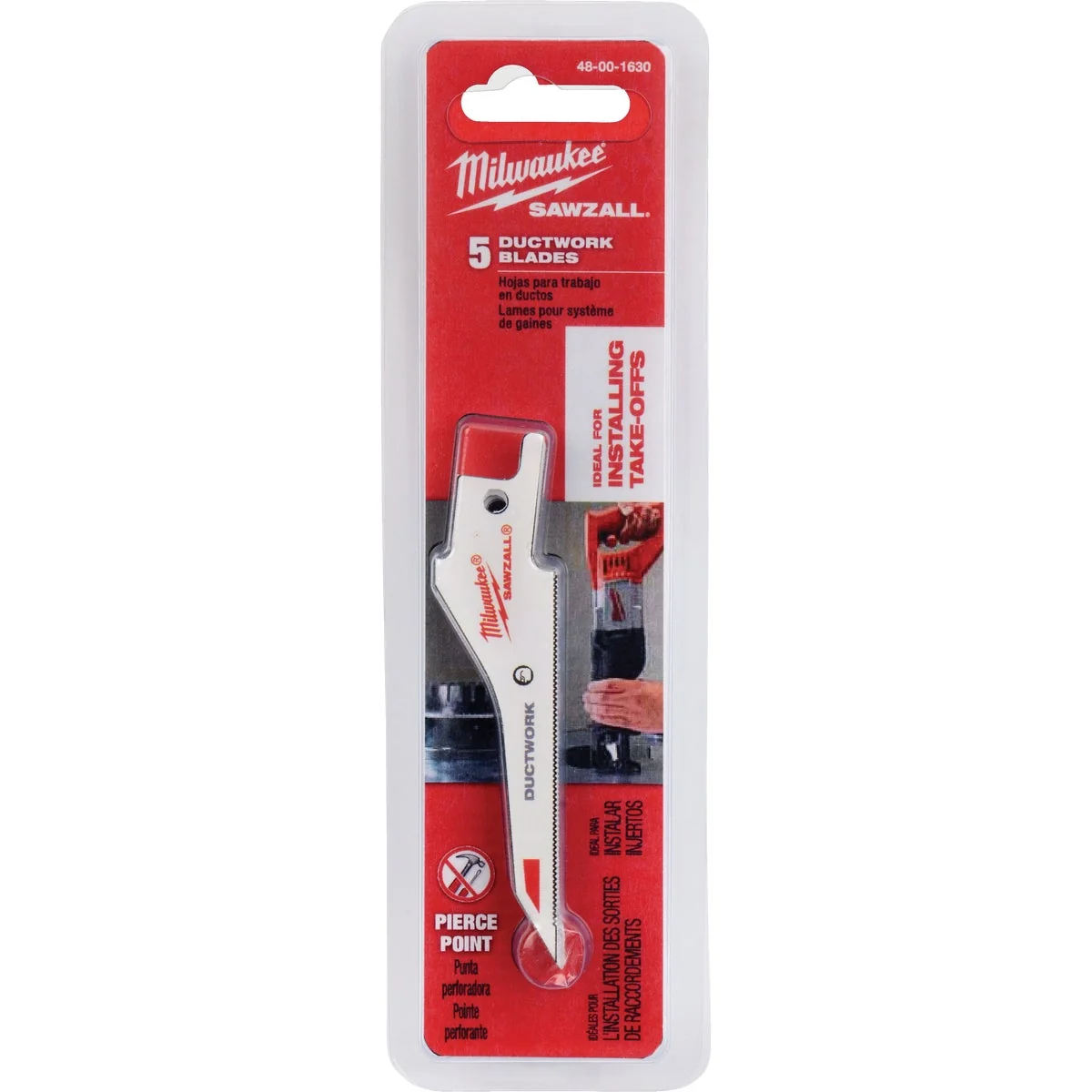 Exclusive Milwaukee Sawzall 3-1 4 In. 30 TPI Ductwork Reciprocating Saw Blade 5-Pack Genuine