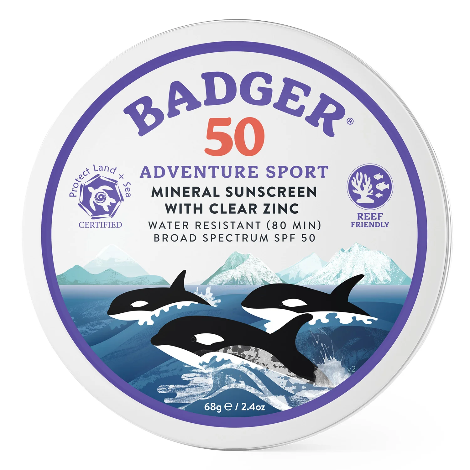 Exclusive Badger Balm Adventure Mineral Sunscreen Tin – SPF 50 Durable