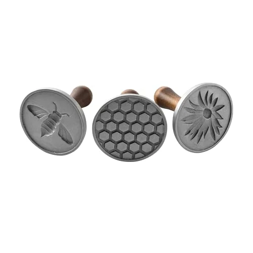 Sustainable Honeybee Cookie Stamps 3 Count Unique