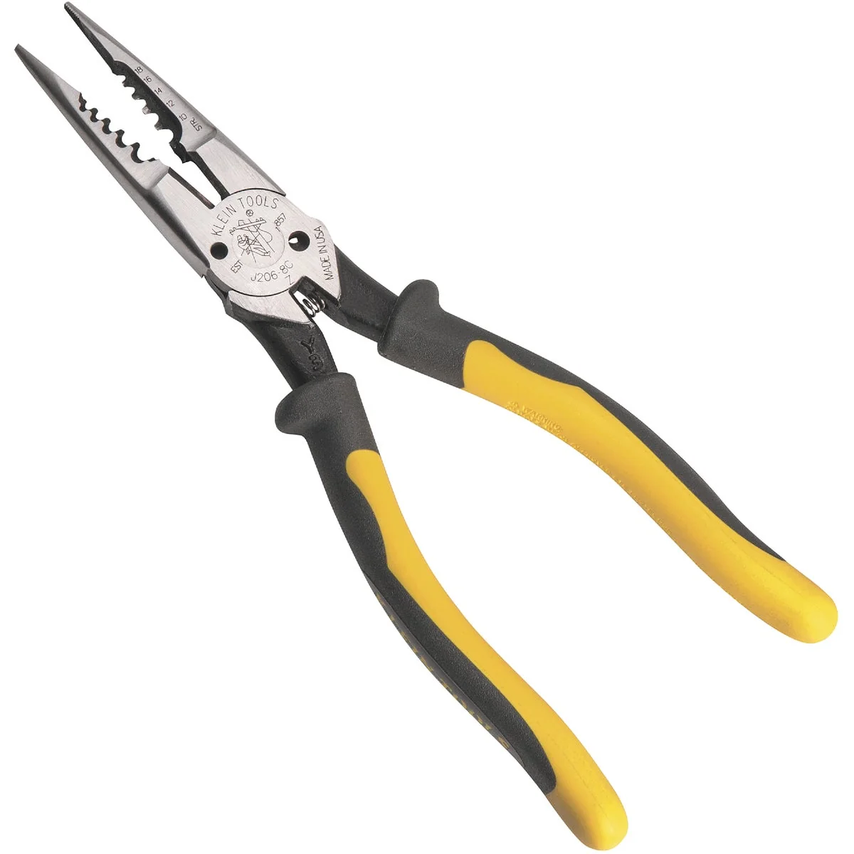Premium Klein 8-3 8 In. All-Purpose Long Nose Pliers Elegant