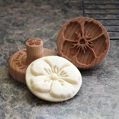 Sophisticated Wood Cookie Stamp Classic
