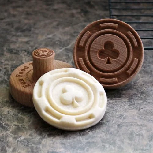 Fine Wood Cookie Stamp High-End