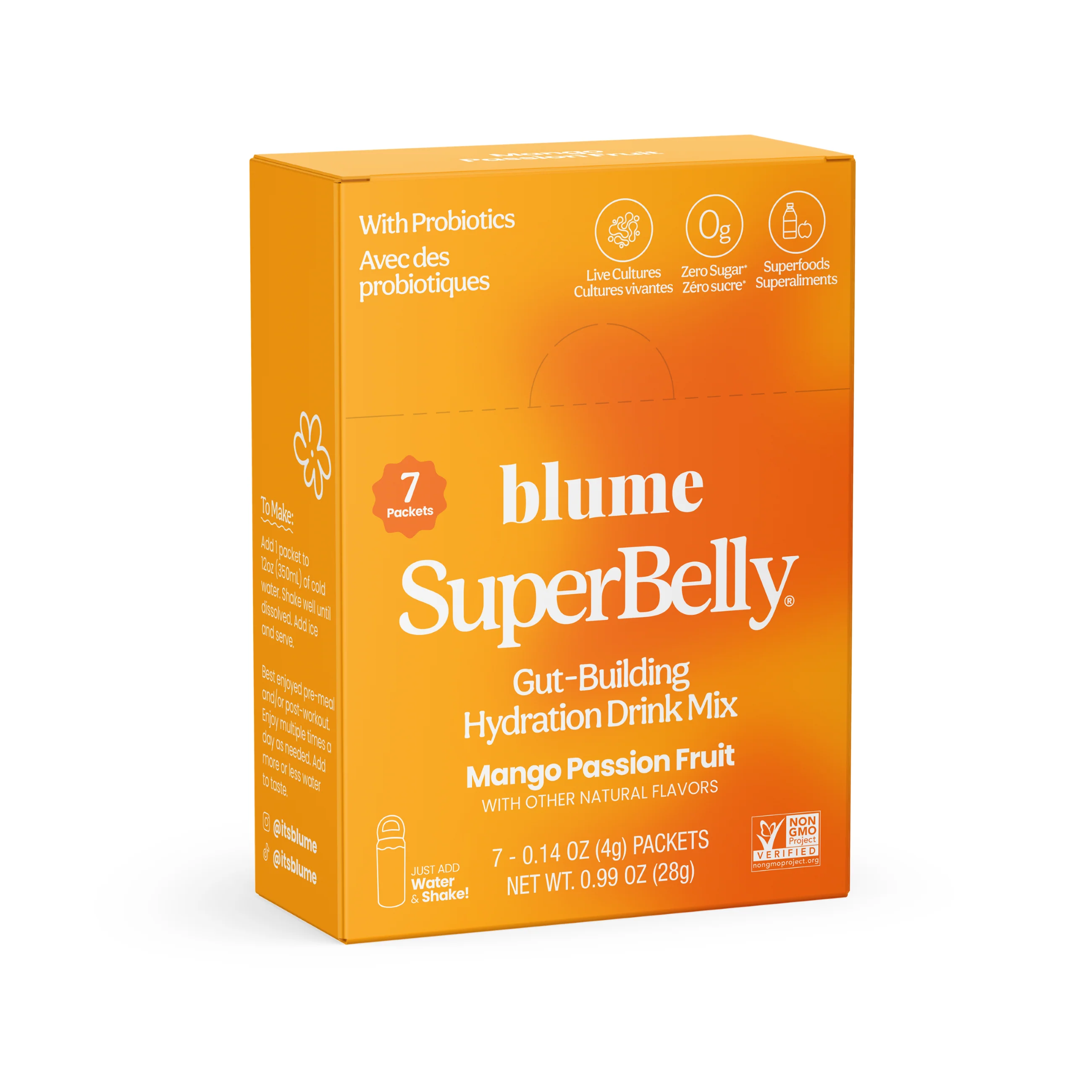 Responsible blume SuperBelly Probiotic Hydration Powder Sample – 14.99 Value Proven