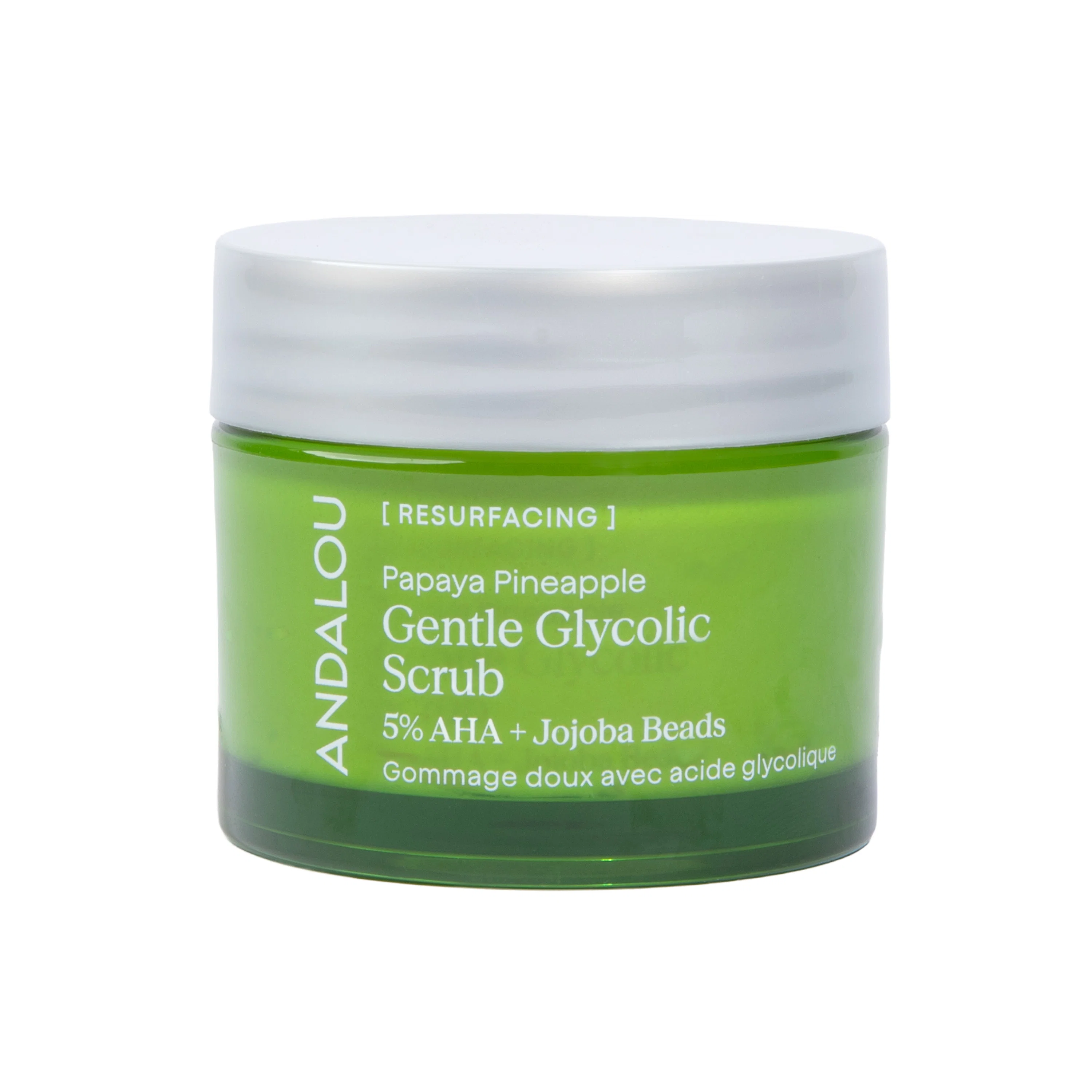 Genuine Andalou Naturals Resurfacing Gentle Glycolic Scrub Convenient