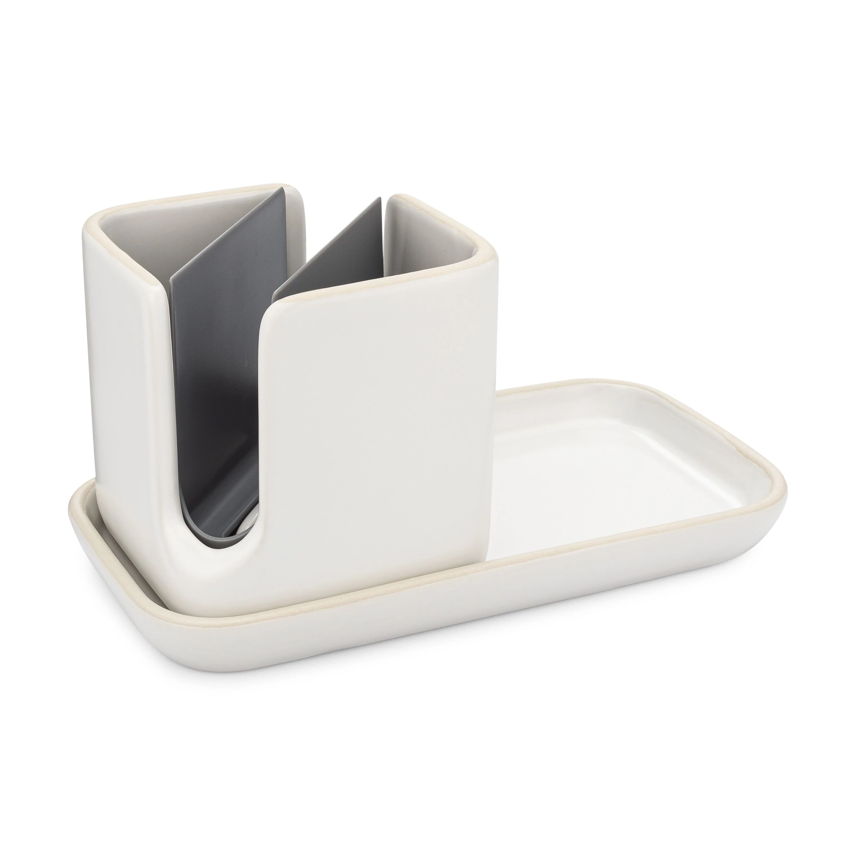 Pure Full Circle Ceramic Sinkside Caddy Traditional