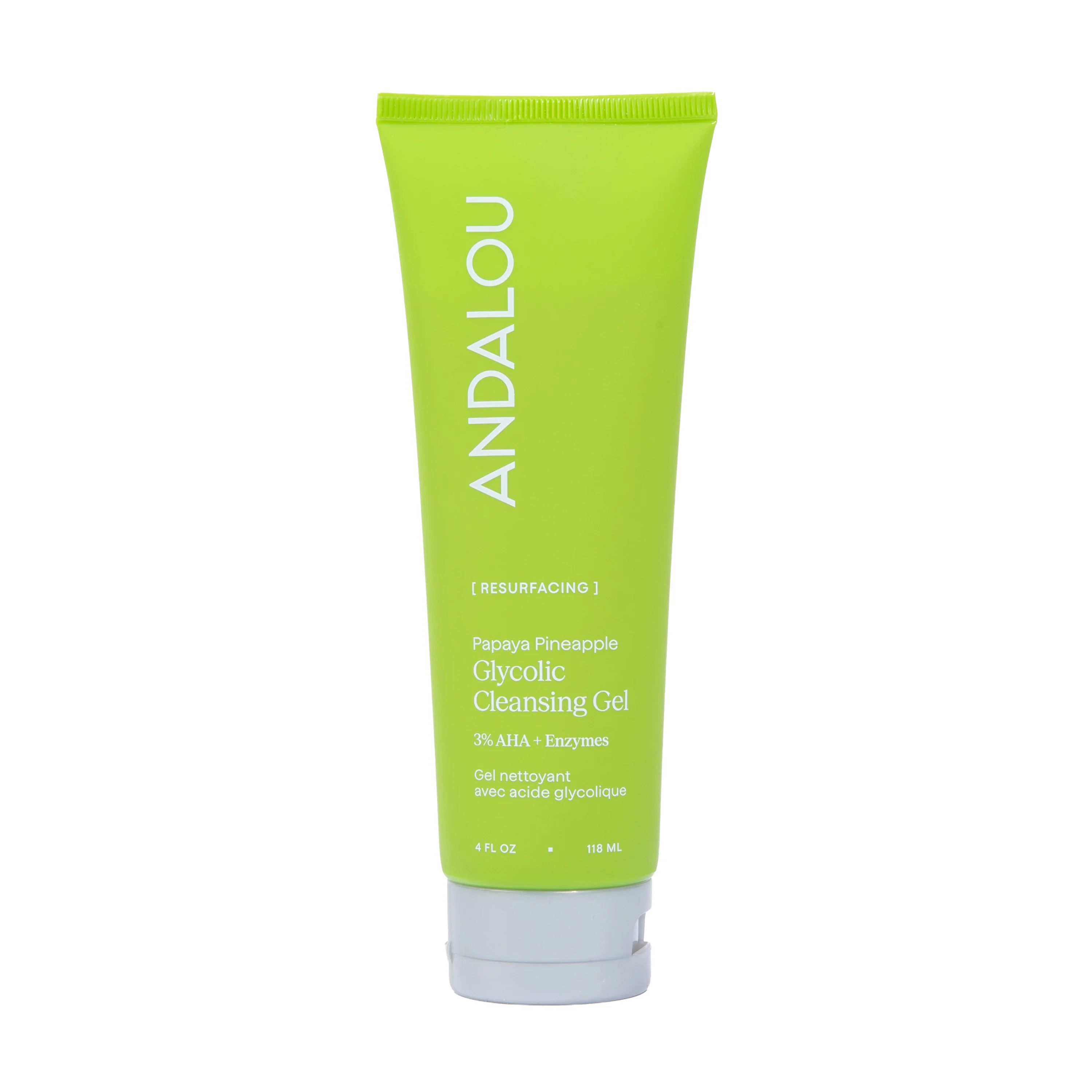 Solid Andalou Naturals Resurfacing Glycolic Cleansing Gel Secure