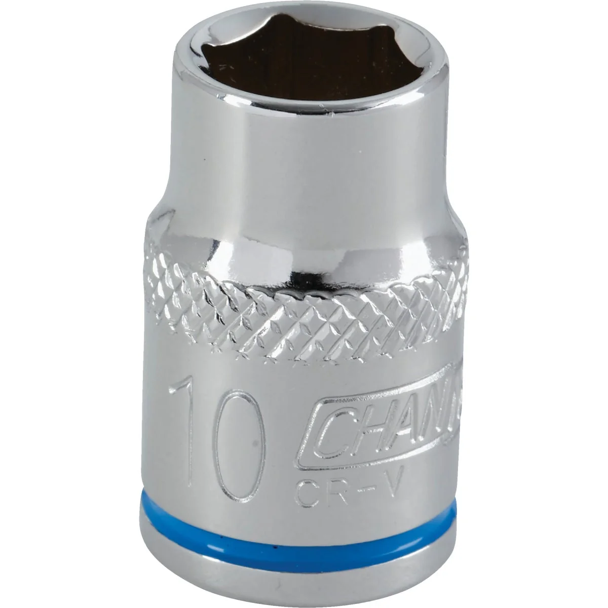 Lightweight Channellock 3 8 In. Drive 10 mm 6-Point Shallow Metric Socket Long-Lasting