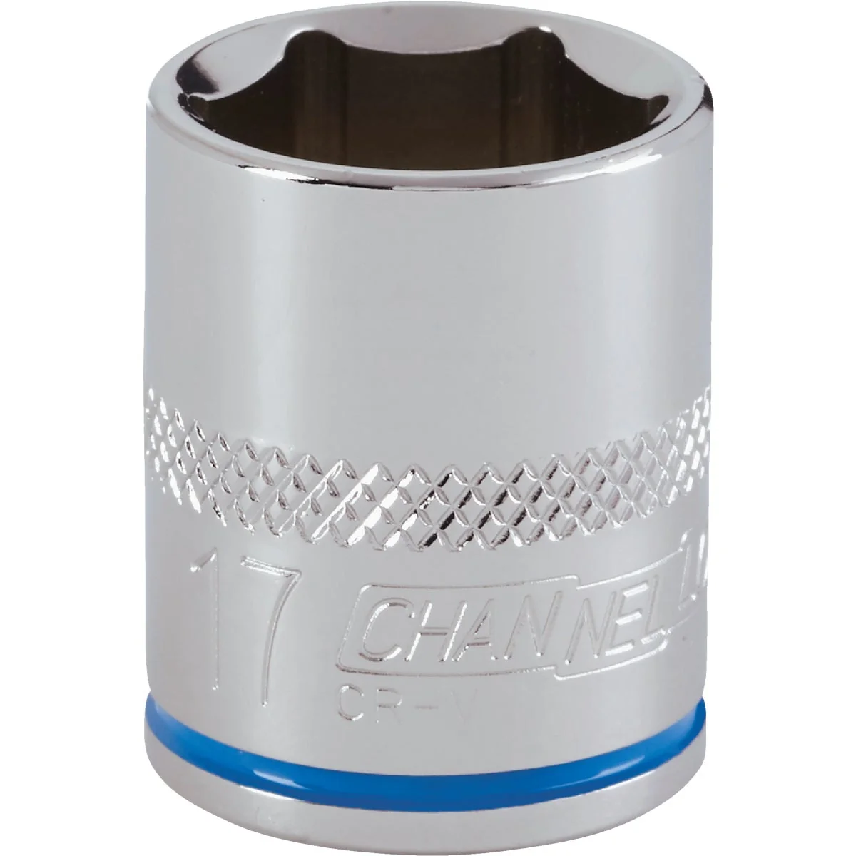 Authentic Channellock 3 8 In. Drive 17 mm 6-Point Shallow Metric Socket High-Grade