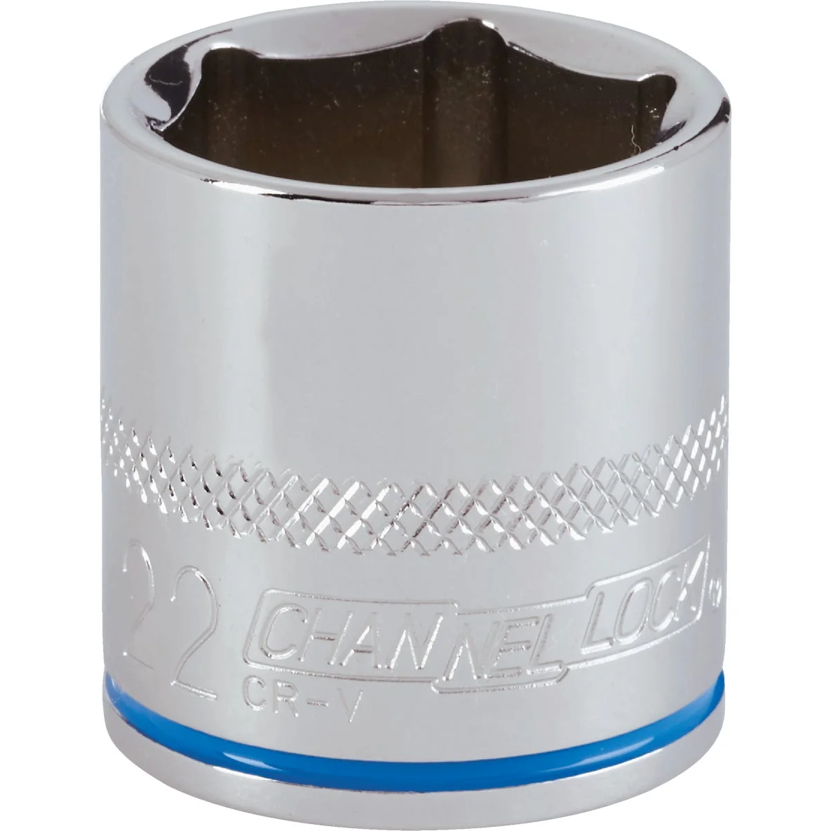 Efficient Channellock 3 8 In. Drive 22 mm 6-Point Shallow Metric Socket Professional