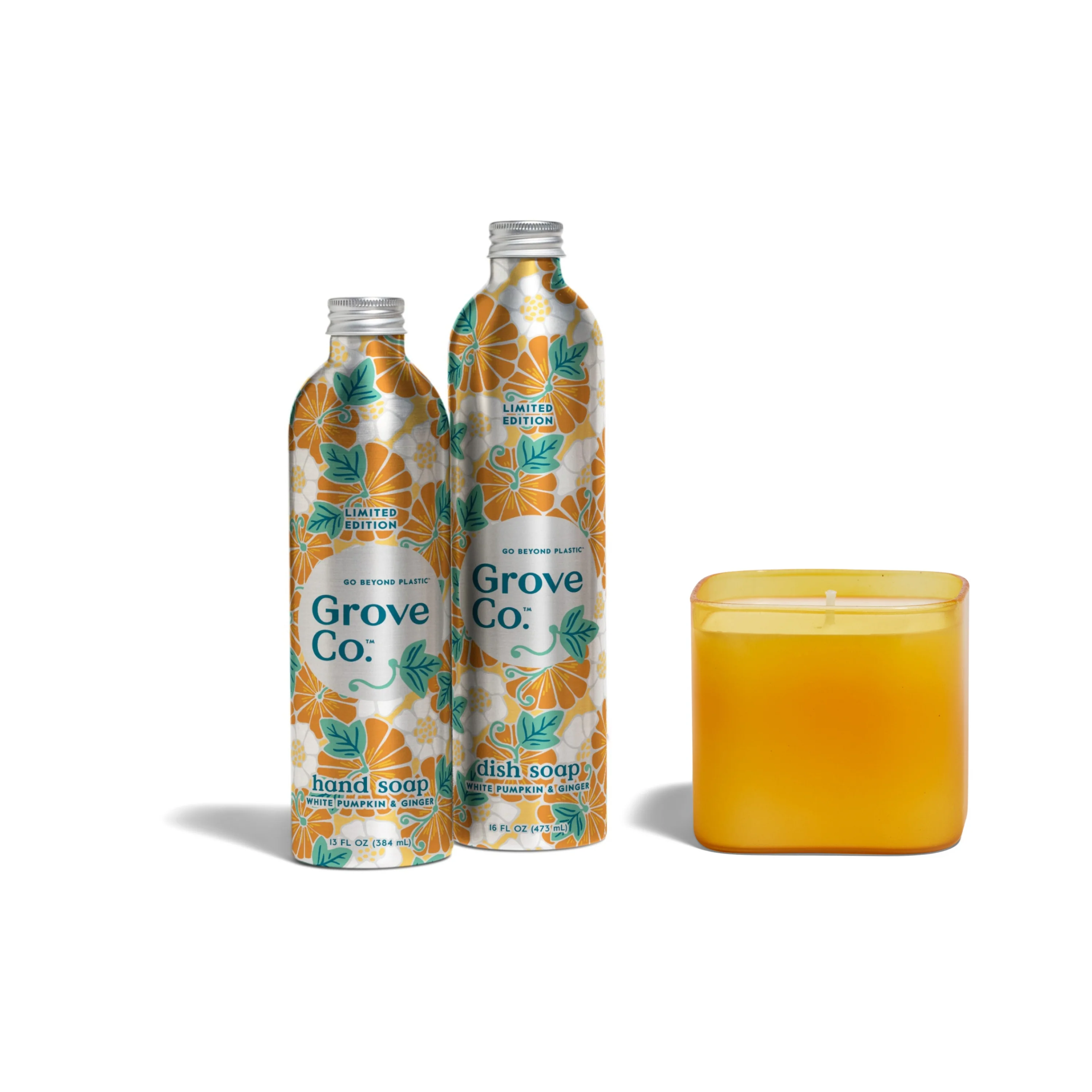 Breathable Grove Co. Fall Trio Set – Hand Soap Dish Soap Candle Green