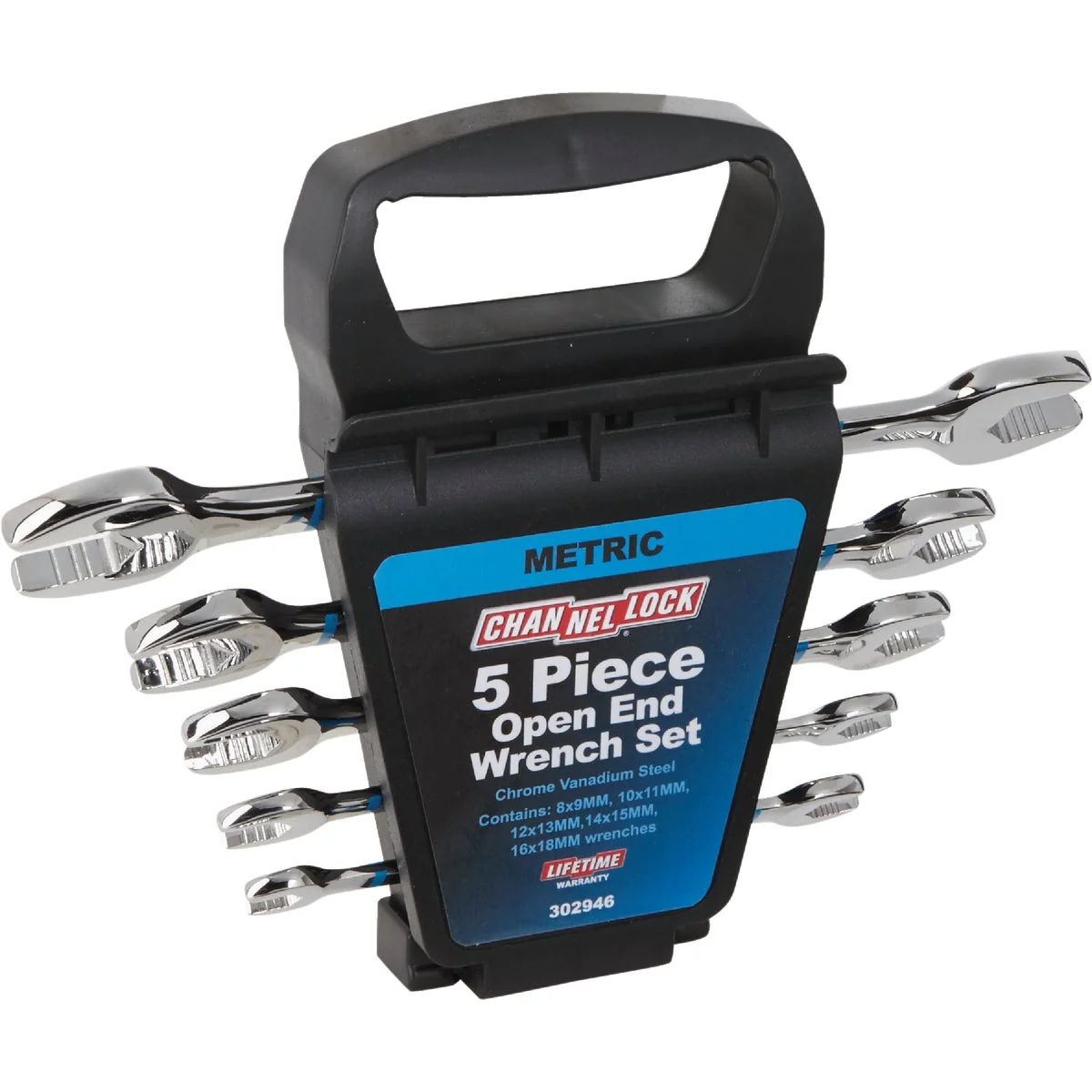 Optimized Channellock Metric Open End Wrench Set 5-Piece High-Grade