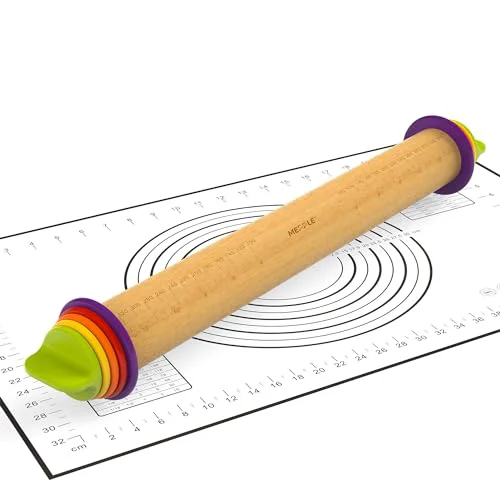 Responsible Rolling Pin with Thickness Rings 2 Count Relaxed
