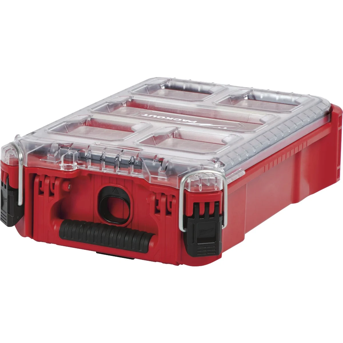 Optimized Milwaukee PACKOUT 9.75 In. W x 4.50 In. H x 15.25 In. L Compact Small Parts Organizer with 5 Bins Unique
