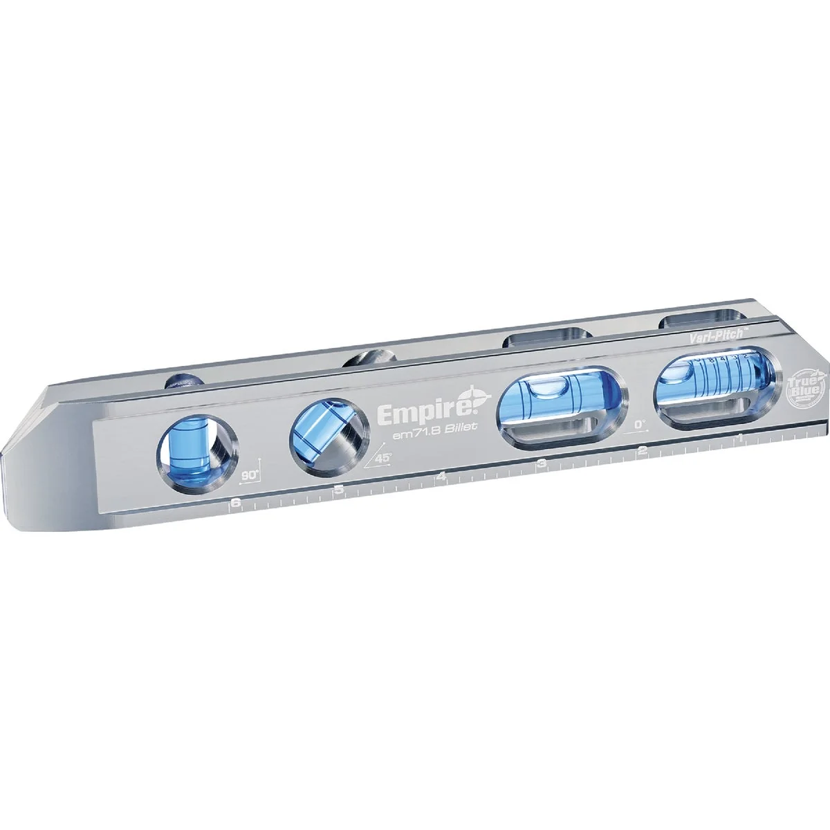 High-Performance Empire True Blue 8 In. Aluminum Magnetic Billet Torpedo Level Premium