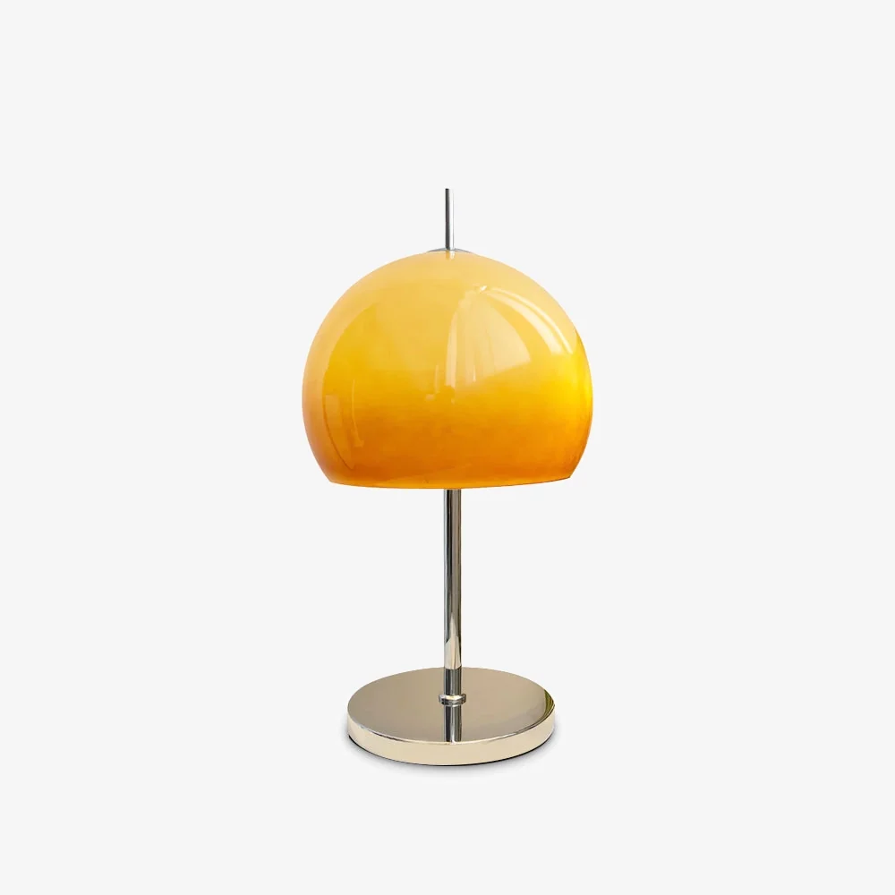 Trusted Amber Zonsondergang Koepel Tafellamp Expertly Made