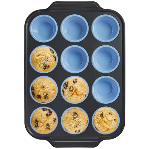 High-End Silicone Muffin Pans for Baking with Metal Frame Professional