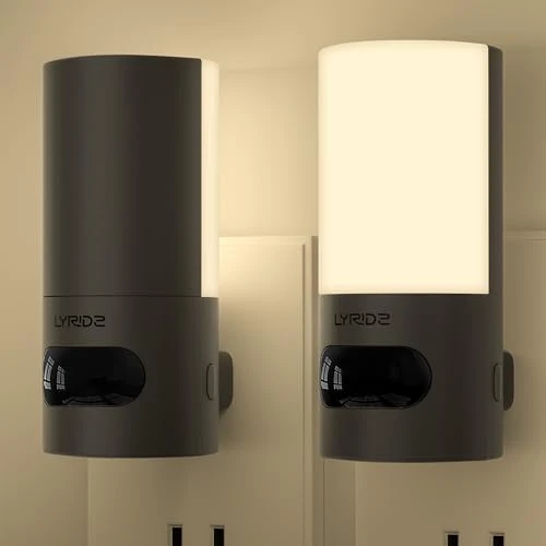 Fine Crafted Plug in LED Rotatable Night Light with Motion Sensor 2 Count Easy-to-Use