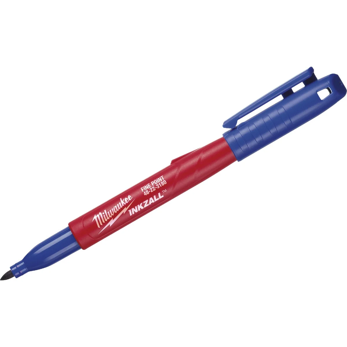 Contemporary Milwaukee INKZALL Fine Point Blue Job Site Marker Unique