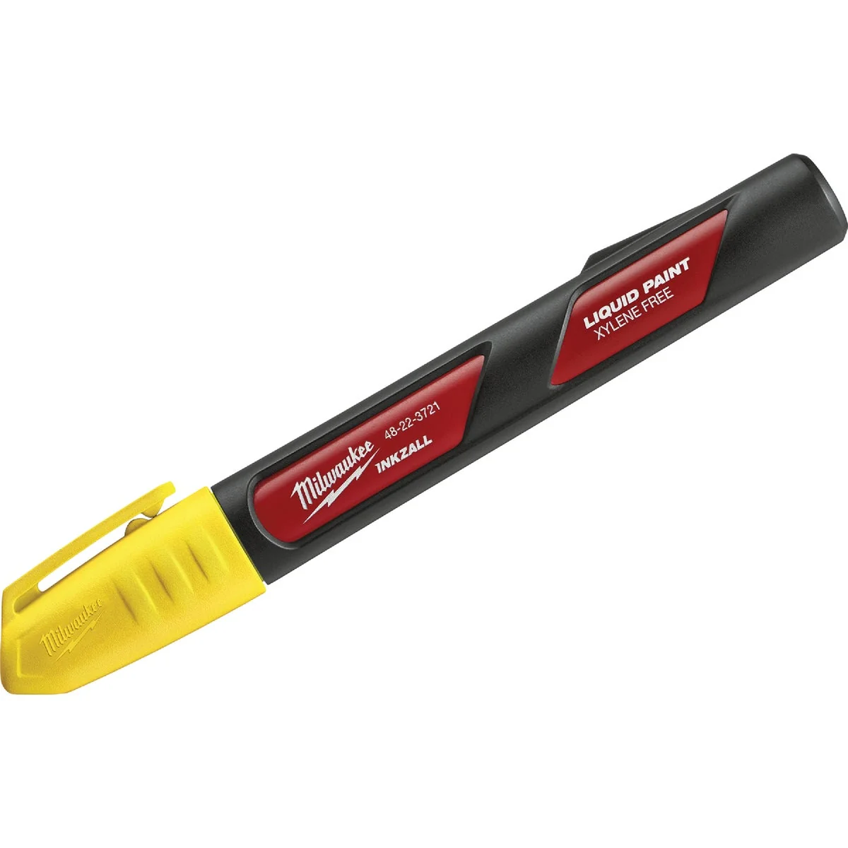 Superior Milwaukee INKZALL Nib Point Yellow Liquid Paint Job Site Marker Smooth