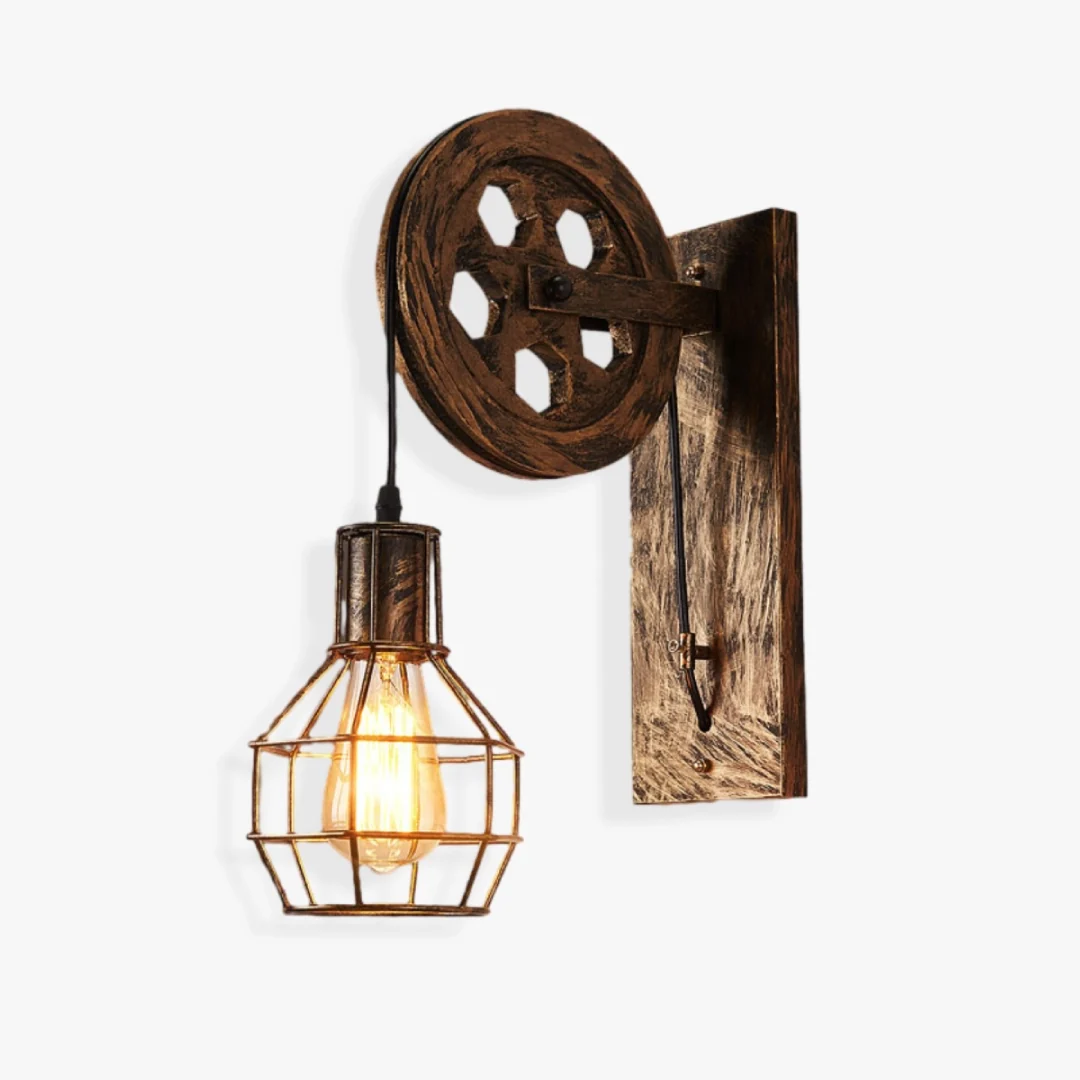 User-Friendly Vintage ijzeren wandlamp Casual