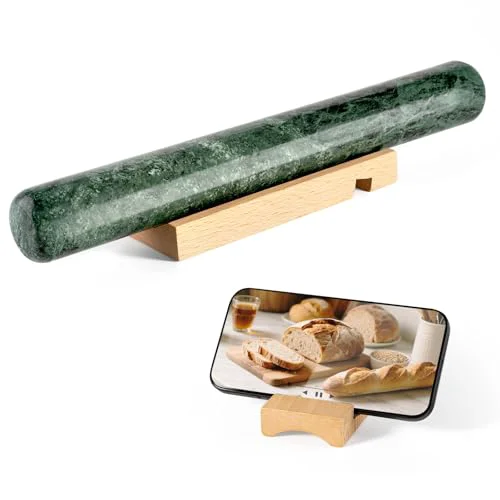 Crafted Marble French Rolling Pin for Baking High-End
