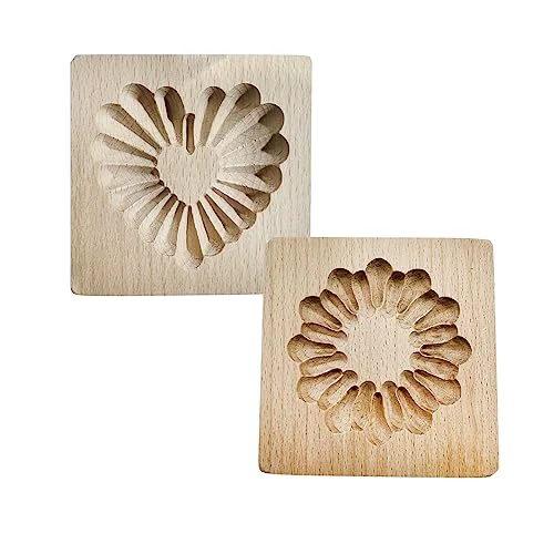 Pure Wooden Cookie Biscuit Mold Quality