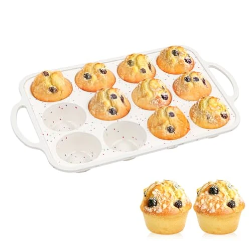Smart Silicone Muffin Pan with Metal Frame Optimized