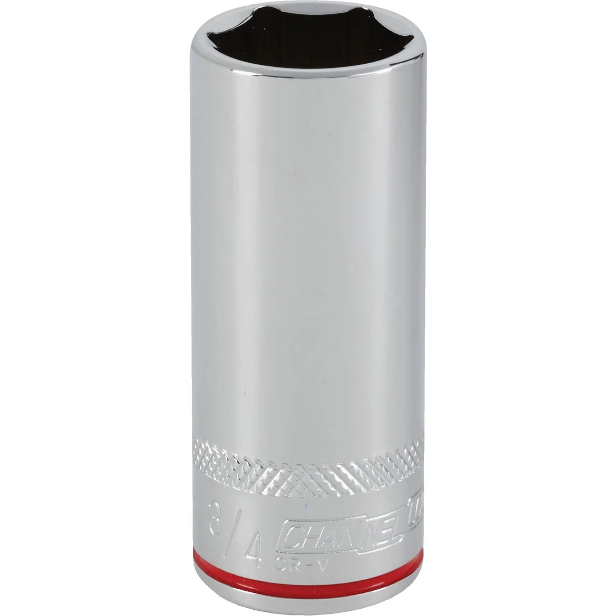 Reliable Channellock 3 8 In. Drive 3 4 In. 6-Point Deep Standard Socket Artisan
