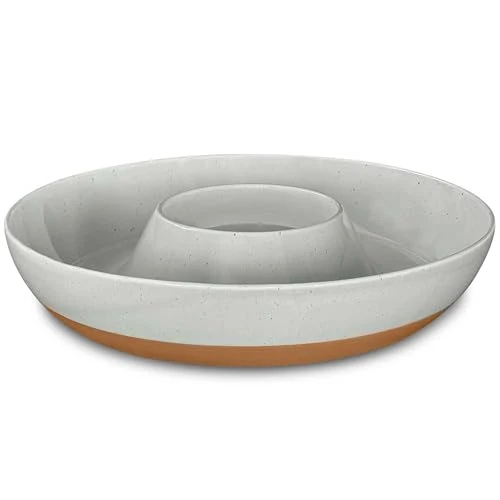 Outstanding Ceramic Chips and Dip Serving Tray Elegant