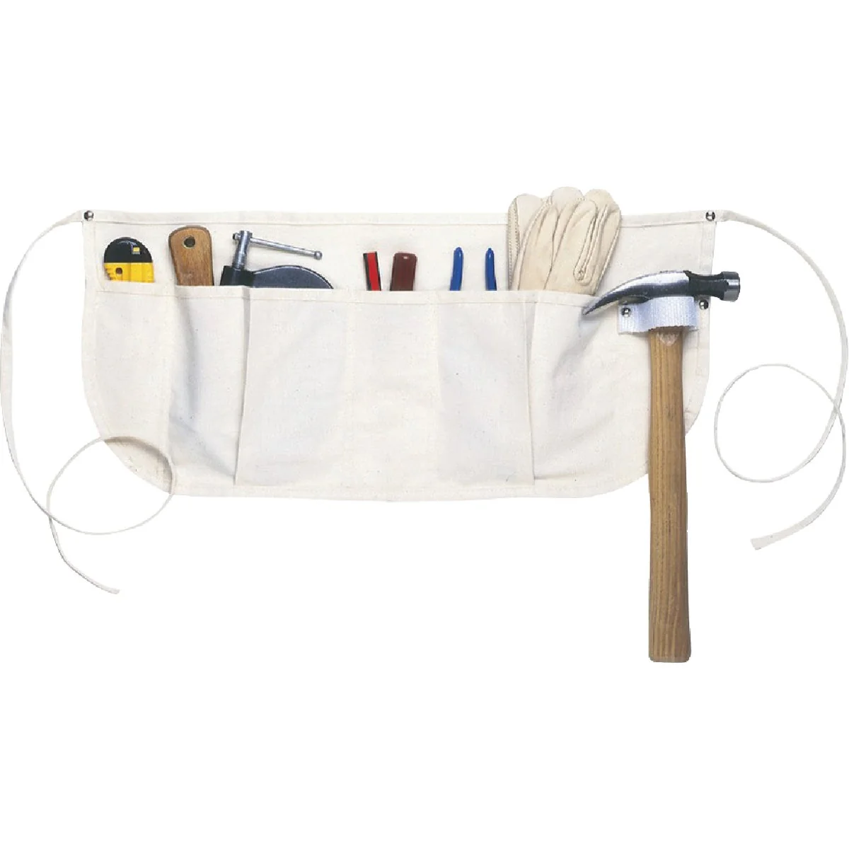 Clean Custom Leathercraft 5-Pocket Canvas Nail Apron Carefully Designed