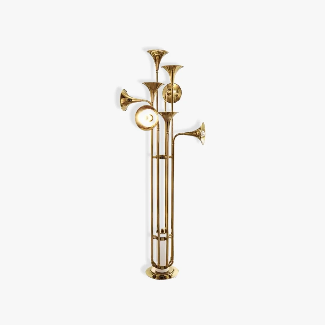 Crafted Hoorn vloerlamp Traditional