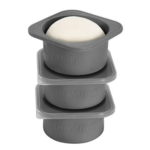 Secure PLUS Large 1000ml Pizza Dough Proofing Boxes for DIY Artisan Pizza 3 Count Dependable