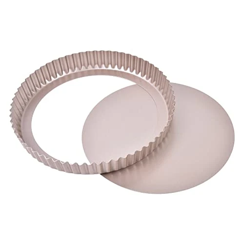 Premium Material 10 Inch Round Tart Pan with Loose Removable Bottom Official
