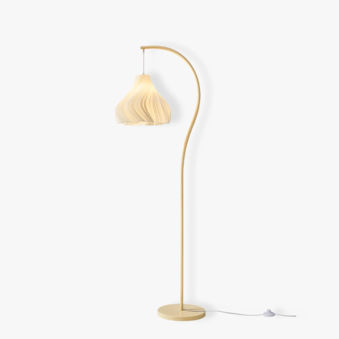 Crafted Crème Fraiche vloerlamp Traditional