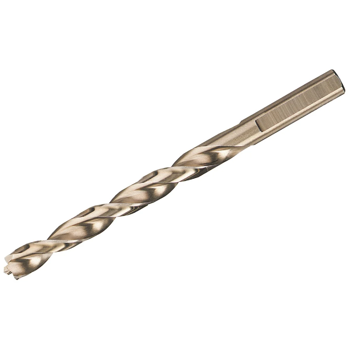 Green DeWalt 1 2 In. Gold Ferrous Oxide Pilot Point Drill Bit Lightweight