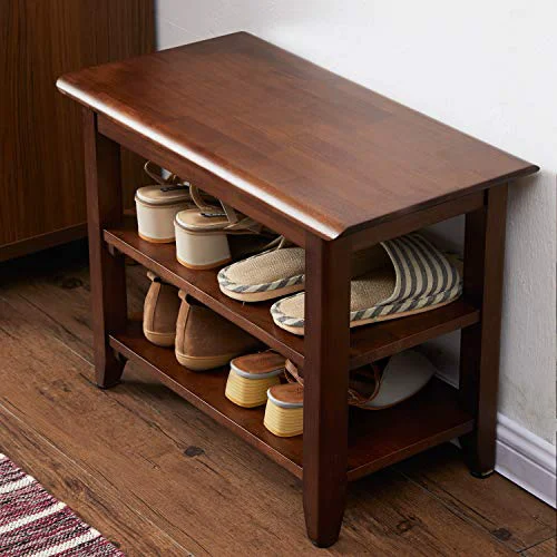 Excellent Shoe Rack Bench Wooden Shoe Storage Bench Entryway Bench Durable
